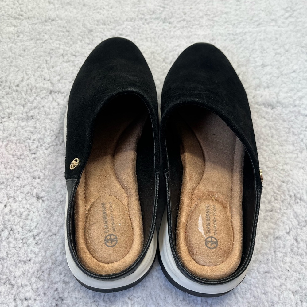Womens Giani Bernini Black Nathalee Casual Slip On Fashion Sneakers Shoes Size 6 - Picture 3 of 8